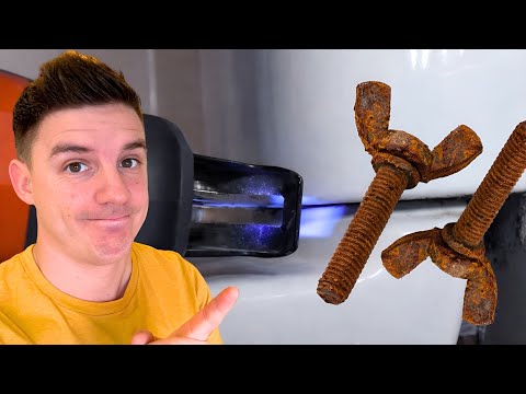 How to fix a leaking rusty toilet!