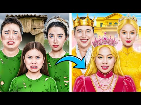 Poor Family Become Royal Family! Poor Girl Become Rich Princess