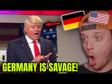 German TV Show DESTROYS TRUMP!? (American Reacts)