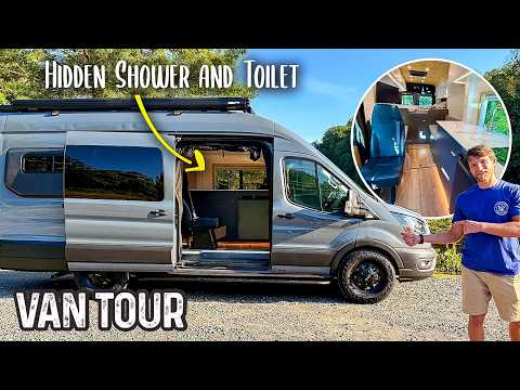 DREAM Off-Grid Ford Transit AWD Class B Camper Van Tour