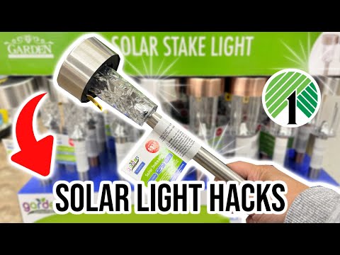 GENIUS Dollar Tree Solar Light HACKS Everyone will be trying this 2025 🌞