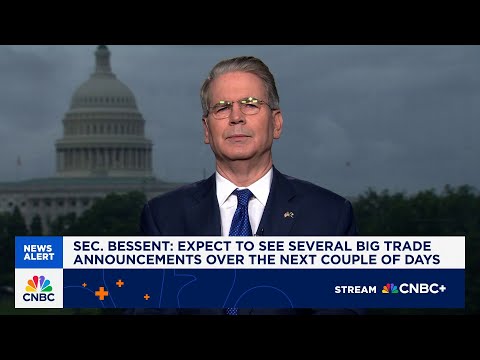 Watch CNBC's full interview with Treasury Secretary Scott Bessent