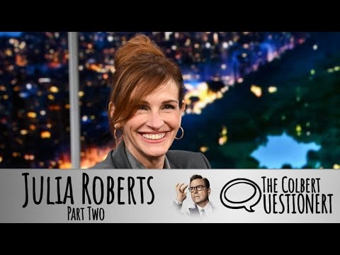 Julia Roberts Takes The Colbert Questionert - Part Two