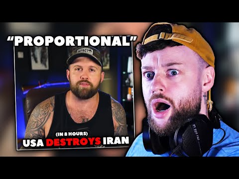 SHOCKED BRITISH GUY Reacts to "The Fat Electrician" - America Obliterates Iran's Navy In 8 Hours..