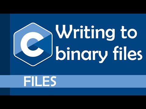 Writing to binary files in C