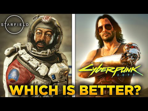 Starfield vs Cyberpunk 2077 - Which Game is Better? (No Spoilers Comparison)