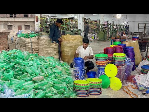Amazing Recycling Process Of Waste Bottles into Strong Plastic Ropes | Incredible Factory Process