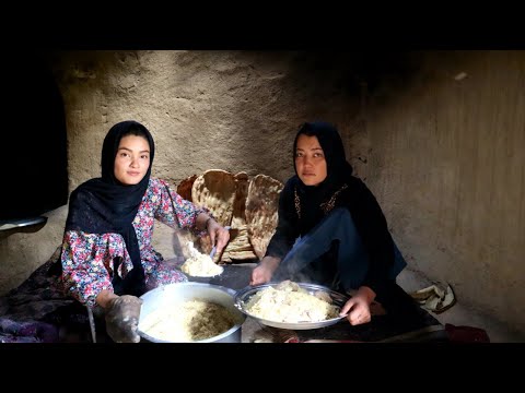 organic Village Life in Afghanistan | Afghan girls daily life and cooking