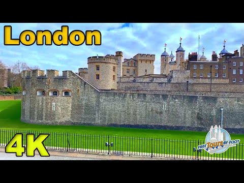 4K Walk from The Tower of London to London Bridge