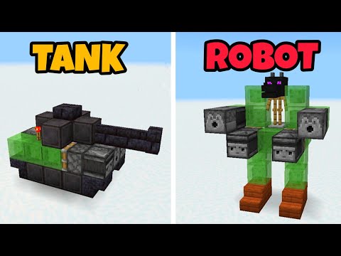 10+ Easy Vehicle Redstone Builds in Minecraft Bedrock 🤩 ( Winter tutorial)