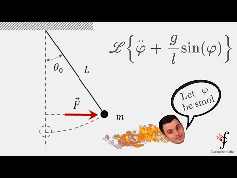 The Free Pendulum - Laplace Transform Solution + Phase Plane Arguments