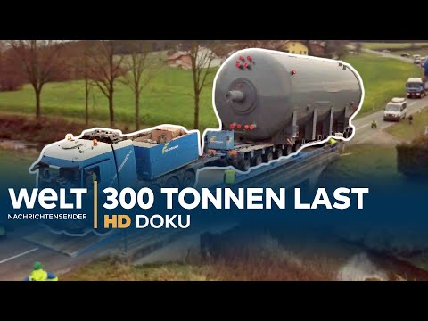 Schwertransport - 300 Tonnen Stahl auf Reisen | HD Doku