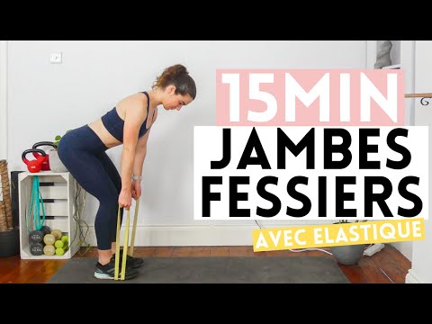 15min Jambes Avec Un Elastique Long - Exercices pour des jambes musclées et toniques avec band