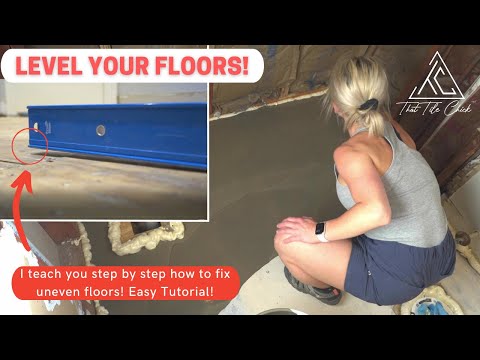 DIY // Self Leveling Floor Compound : How To