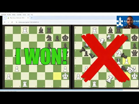 Watch how I made my opponent RESIGN after being down too many pieces!