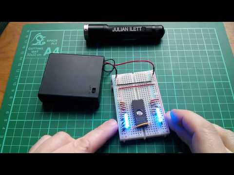 Chip on Breadboard - 2716 EPROM
