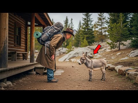 Tiny Donkey Wandered to Mountain Woman's Cabin — What It Did Next Shocked Her