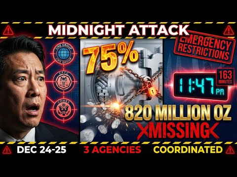 Why Did 3 Agencies Attack Silver at Midnight on Christmas ?