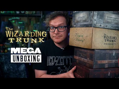 The Wizarding Trunk Mega Unboxing! ...so I was a little behind...
