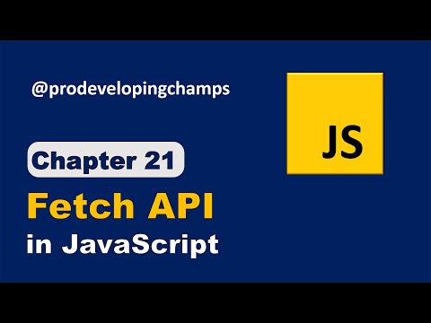Fetch API in JavaScript | JavaScript Full Course #21