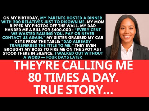 On My Birthday, My Parents Organized A Family Dinner With 100 Relatives Just To Publicly Disown…...