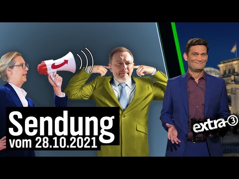 Extra 3 vom 28.10.2021 im Ersten | extra 3 | NDR