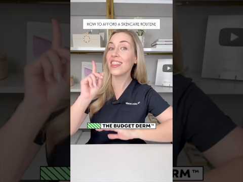 How to afford a skin care routine!