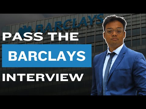Pass the Barclays Interview 2024 | Barclays Video Interview