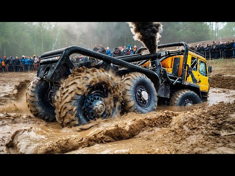 CAMINHÕES OFF-ROAD E MOTORISTAS INCRIVELMENTE HABILIDOSOS