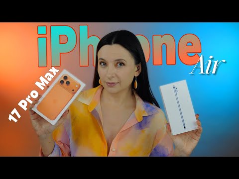 iPhone Air & iPhone 17 Pro Max Unboxing  *ASMR (Soft spoken)