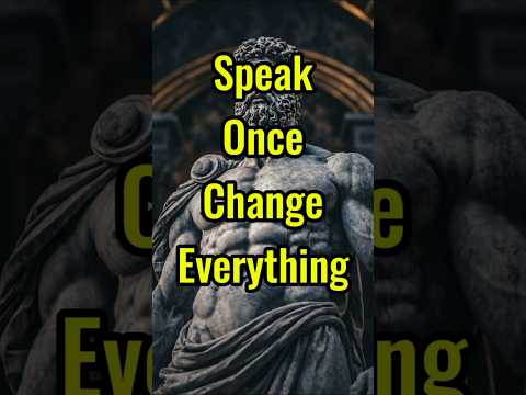 7 Times You Should Never Stay Silent#stoicism #stoic