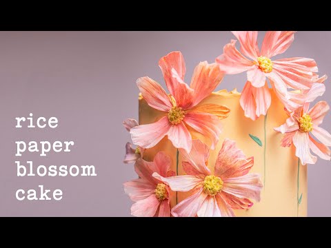 How to Design Rice Paper Flowers (No Wires!)