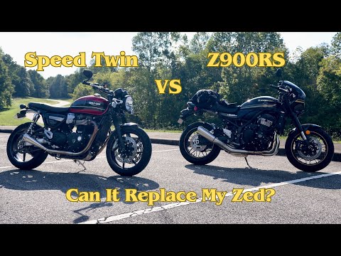 Triumph Speed Twin Vs. Kawasaki Z900RS Cafe'