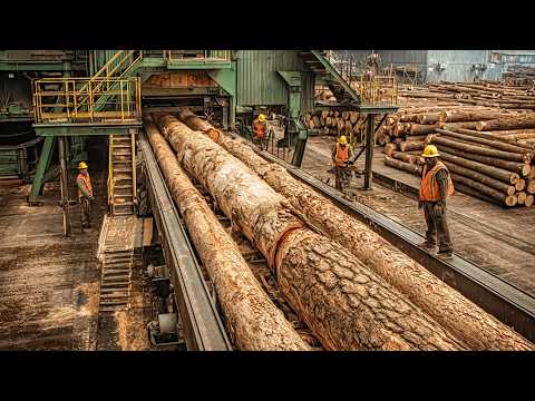 A Journey Inside 4-Generation American Old School Family Sawmill: Turning Logs to Finished Boards