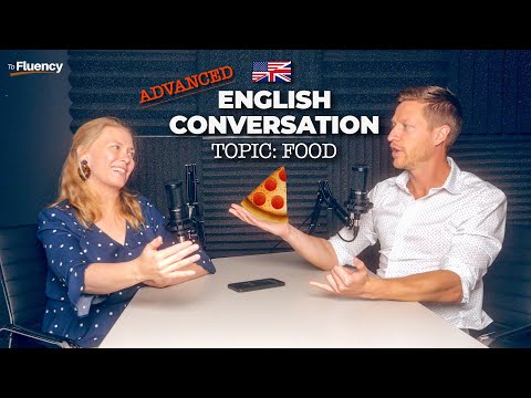 Advanced English Conversation: Talking about FOOD in the UK, USA, and Spain 🍔(with Subtitles!)