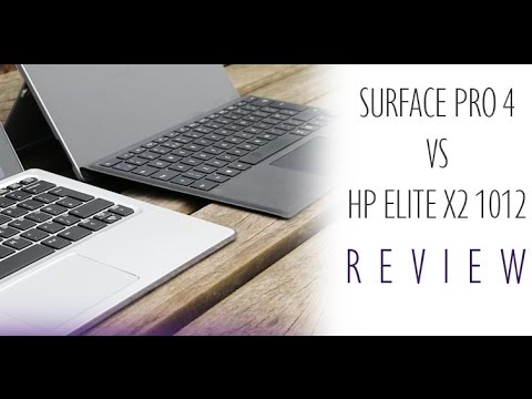 Microsoft Surface Pro 4 vs HP Elite x2 1012 G1 Comparison Review
