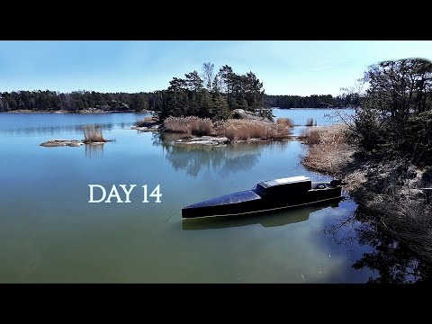 I built a "Camper" Boat to see if I can live inside: 15 Days in!