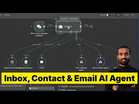 How to Build an AI Agent To Manage Your Inbox, Contacts, and Email (Step-by-Step, No Code)