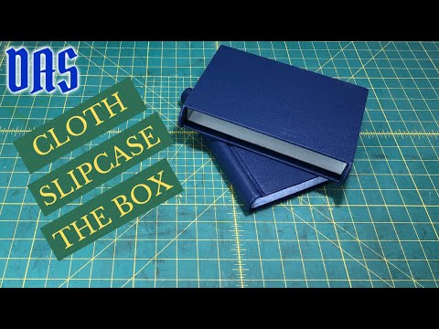 Cloth Covered Slipcase - Making the Box // Adventures in Bookbinding
