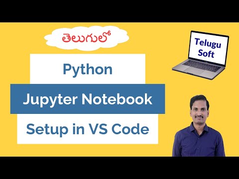 SETUP python jupyter notebook in VS Code in Telugu #python #telugu