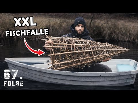 Meine selbstgebaute REUSE ist fertig - werde ich etwas fangen? | Tag 67/100 autark