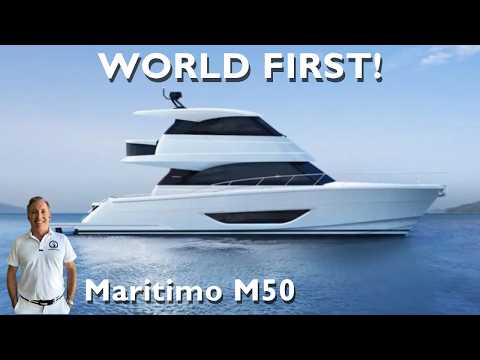I WASN’T EXPECTING THiS ! NEW MARITIMO M50 FLYBRIDGE MOTOR YACHT  TOUR