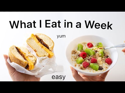 What I eat in a Week {realistic + vegan} in Berlin & NYC
