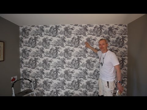 How to wallpaper a feature wall