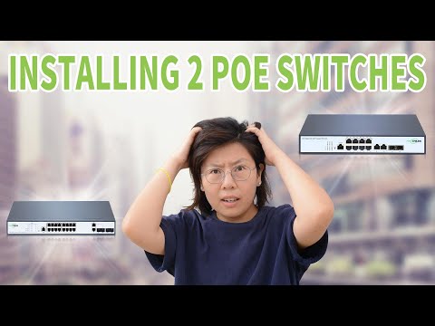 Link 2 PoE Switches over Cat6 Ethernet Cable