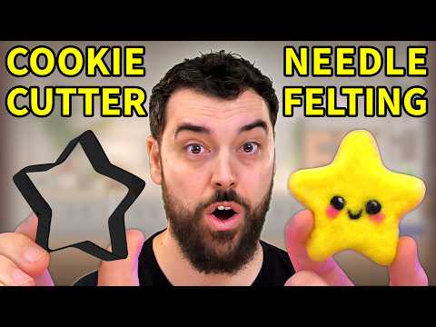 Testing a Cookie Cutter Hack for Needle Felting