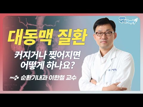 [대동맥질환] 대동맥이 커지거나 찢어지면 어떻게 하나요?_순환기내과 이한철 교수
