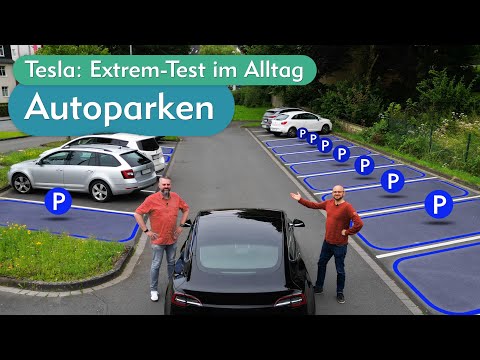 Tesla Autoparken – Hype oder Schrott? Parkassistent mit FSD Beta Feeling (Tesla park assist)