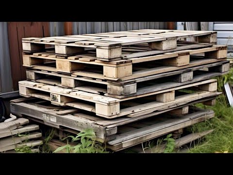Bring Old Pallets into Your Room Creatively // Repurpose Old Pallets