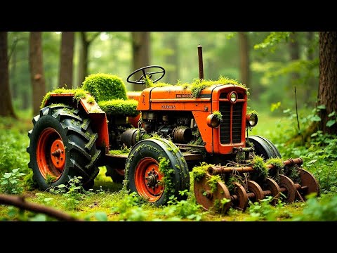 Complete Restoration Of Old KUBOTA L2201 Tractor // Restoration And Repair Of Old KOBOTA L2201